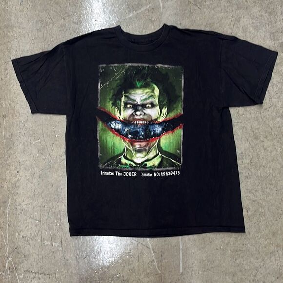 Batman Arkham Asylum Joker T Shirt Official Merch Promo Video Game - Picture 1 of 2